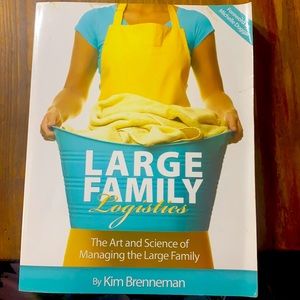 Large family logistics soft cover book
